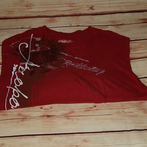 Men's Graphic Red Aeropostale Longsleeve Shirt - Picture 6 of 6
